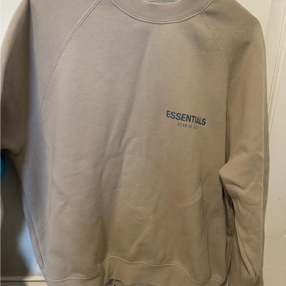 Fear of God Tan Crewneck Sweater Relaxed Fit